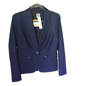 Anne Klein Women's Small Blazer Jacket Long Sleeve Top workwear separates